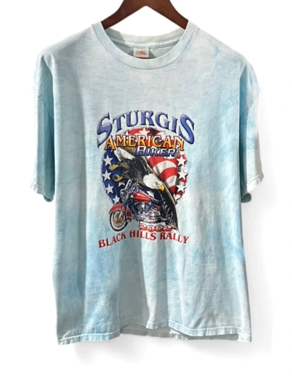 VTG 2002 Sturgis Black Hills Rally Graphic T-Shirt Size Men’s 2XL